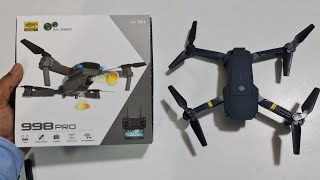 4K Ultra HD 998 Pro Drone Unboxing  2021 [upl. by Annoyt]