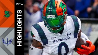 XFL Highlights  Seattle Sea Dragons vs St Louis Battlehawks [upl. by Pansie]