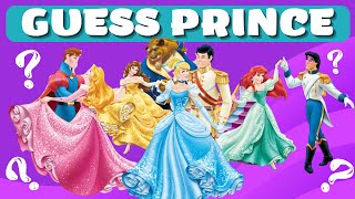 Guess The Disney Princess by her PRINCE QUIZ 👑 Character Quiz [upl. by Lledal]