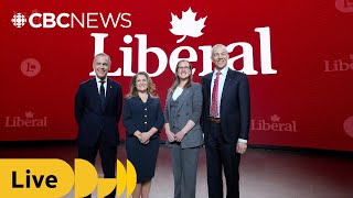 Watch the Liberal leadership candidates only Frenchlanguage debate [upl. by Annecorinne]