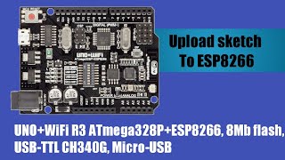 How to Setup Arduino UNO WiFi R3 ATmega328P ESP8266 [upl. by Chastity]