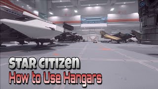 Star Citizen  How to Use Hangars [upl. by Llekim929]