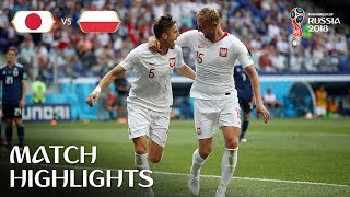 Japan v Poland  2018 FIFA World Cup  Match Highlights [upl. by Jany993]