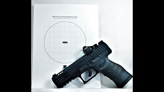 Testing the Walther WMP 22 Magnum with a NRA Instructor Certification Target [upl. by Omrelliug]