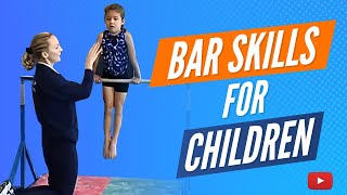 Gymnastics Lessons for Children  Learn How to Do Bar Skills  Coach Amy Eggleston [upl. by Demetra]