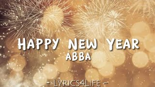 ABBA  Happy New Year Lyrics [upl. by Ruthven518]