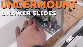 How To Install Blum Undermount Drawer Slides [upl. by Etneciv]