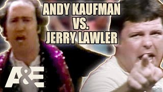 WWEs Most Wanted Treasures Jerry Lawler Vs Andy Kaufman  Buying Back The Boots  AampE [upl. by Cannon]