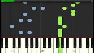 Camptown Races Piano Tutorial  Karaoke [upl. by Dleifyar]