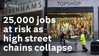 Debenhams set to close  12000 jobs at risk across UK [upl. by Anifesoj537]