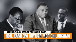 Hon Kamlepo Kalua kuyiwuza MCP chilungamo mosanyengelera ayi [upl. by Yasibit]