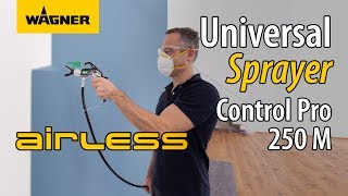 Airless Paint Sprayer  WAGNER Control Pro 250 M projects [upl. by Pavyer]