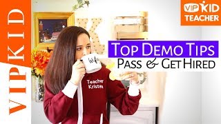 VIPKID TOP DEMO TIPS best advice to pass amp get hired Application Process Explained [upl. by Asseniv]