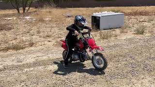 BMXBoys 8 and 6 year old riding SSR 70cc Dirtbikes [upl. by Roux326]