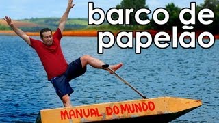 Como navegar em um barco de papelão  Navigating in a cardboard boat [upl. by Shanon566]