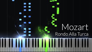 Mozart  Rondo Alla Turca quotTurkish Marchquot Sonata No11 3 Piano Tutorial [upl. by Nylirehc]