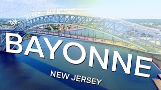 Bayonne New Jersey  4K Drone Footage August 2022 [upl. by Adiaj701]