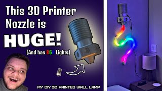 Making DIY 3D Printed LED Wall Lamp Featuring WLED Software [upl. by Leber]