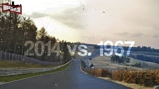 Nürburgring Nordschleife 1967 vs 2014 [upl. by Aserehtairam]