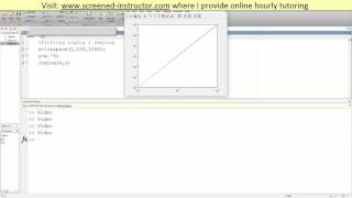 MATLAB Plotting LogLog amp SemiLog [upl. by Islehc]