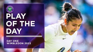 Play of the Day Emma Raducanu  Wimbledon 2022 [upl. by Farny]