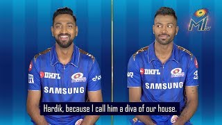 Pandya vs Pandya  Round 1  Mumbai Indians [upl. by Llejk]