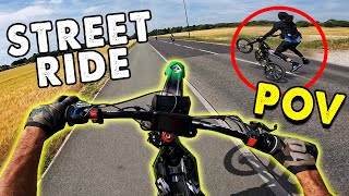 SURRON POV STREETS amp WHEELIES [upl. by Zulch]