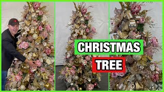 Christmas 2022  The Most Beautiful Glam Christmas Tree I Have Ever Decorated Tree Decoration Ideas [upl. by Leia]