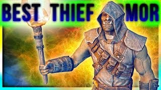 Skyrim Special Edition Best Light Armor Location at LEVEL ONE Thief Build – Black Guard Unique Set [upl. by Tades]