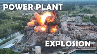 Power Plant Explosion  Grosse Ile Michigan [upl. by Ekard]