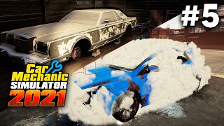 CAR MECHANIC SIMULATOR 2021 Gameplay Walkthrough Part 5  BARN FIND amp CAR WASH Full Game [upl. by Okoyik]