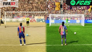 Penalty Kicks From FIFA 94 to FC 25 [upl. by Niffirg]