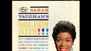 Sarah Vaughan  Broken Hearted Melody [upl. by Euqor]