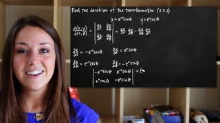 Jacobian of the transformation 2x2 KristaKingMath [upl. by Ecnahs]