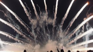 Killer Backyard Pyromusical Fireworks  2023 [upl. by Hiasi]