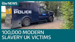 Modern slavery At least 100000 victims in UK include British citizens report claims  ITV News [upl. by Naillij]