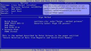 Learn how to use Dariks Boot and Nuke DBAN to wipe a hard drive clean [upl. by Settera]