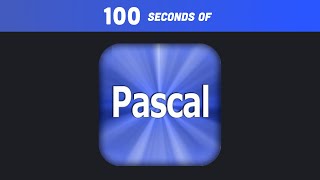 Pascal in 100 Seconds [upl. by Eve]