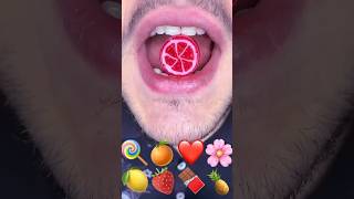 ASMR Mukbang cherry candy🍒🍬🍎🍑🍫✅🚀 mukbang asmr [upl. by Melmon]