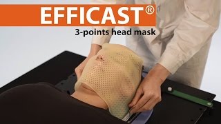 Efficast 3points Head Immobilization Mask  Instruction Video [upl. by Daegal]