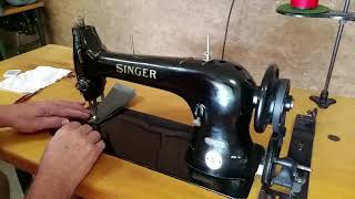 SINGER 3115 industrial sewing machine demonstration [upl. by Ocirnor]