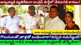 Nara Ramamurthy Naidu BiographyReal Life Story Unknown Facts about RohithChandrababu BrotherPT [upl. by Lotta]