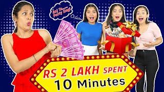 Spending ₹200000 in 10 Mins Challenge  Anaysa [upl. by Irrak]