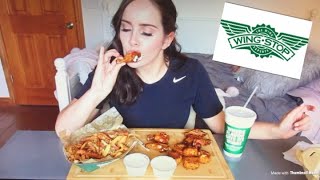 WINGSTOP MUKBANG [upl. by Libbna132]