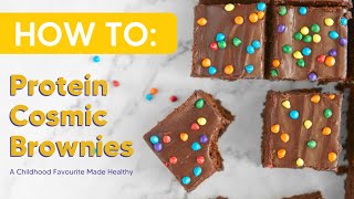 PROTEIN COSMIC BROWNIES  all the nostalgic vibes [upl. by Min]