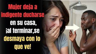 Mujer deja a indigente ducharse en su casa ¡al terminar se desmaya con lo que ve [upl. by Mikael713]