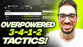 BEST META 3412 FORMATION amp CUSTOM TACTICS  FC 24 Ultimate Team [upl. by Nnahsal]