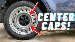 Installing CENTER CAPS on Steel Wheels [upl. by Anoiuq]