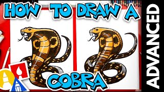 How To Draw A Snake  Cobra  Advanced [upl. by Ciapha557]