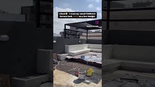 Rooftop ideas garden design shorts viralvideo rooftop interiordesign [upl. by Corena]